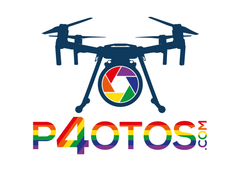 Pride Month version of the P4OTOS logo